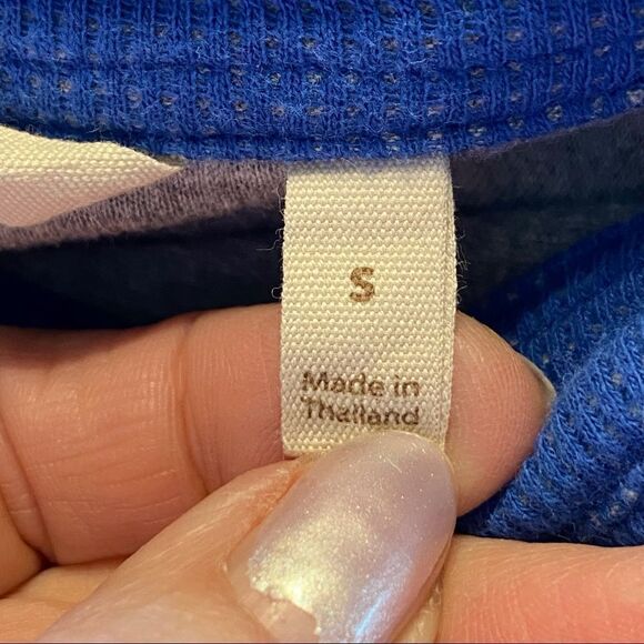 Soft Surroundings Blue Button Down Shirt - Picture 5 of 10